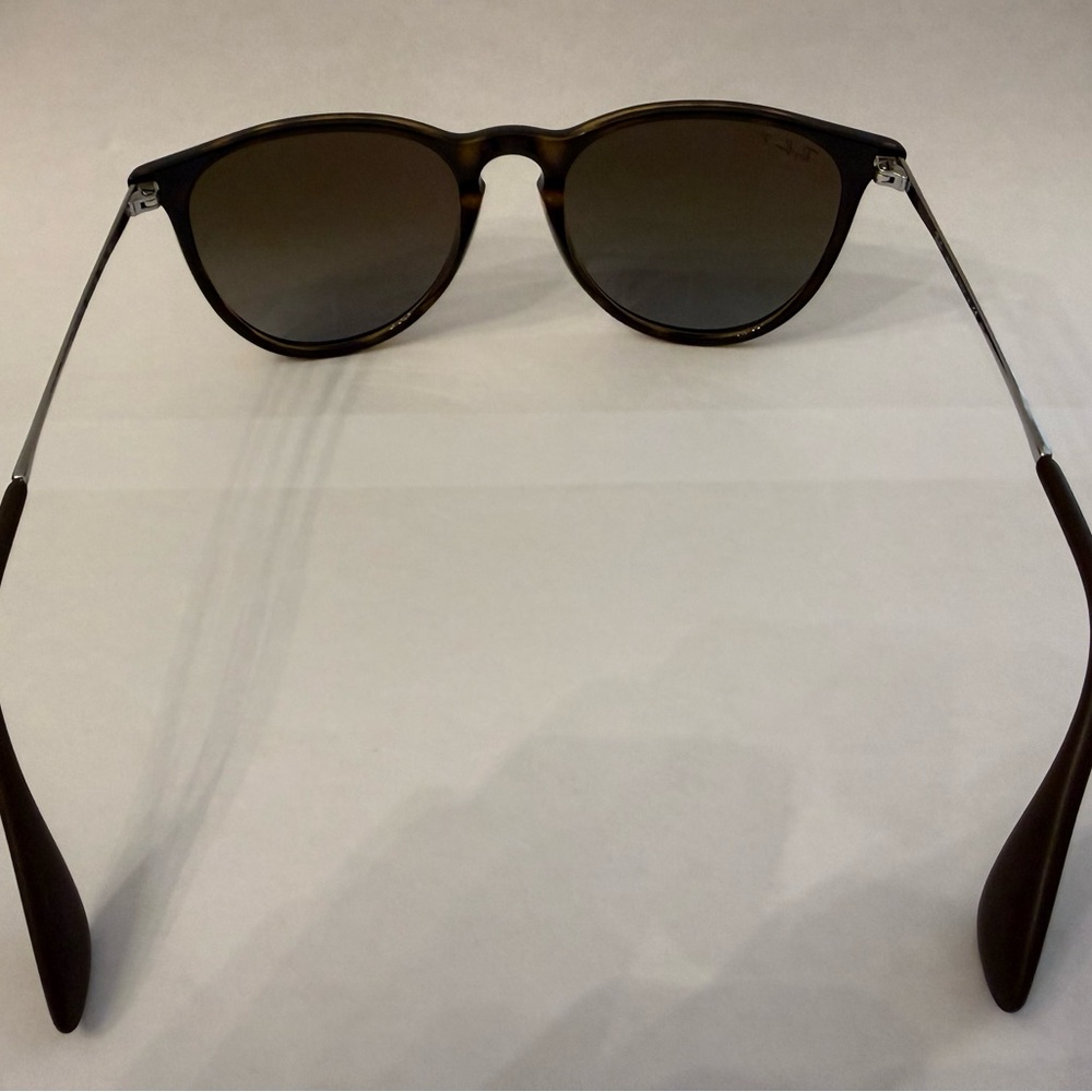 Ray-Ban Women's Erika Round Brown Sunglasses - Picture 3 of 9